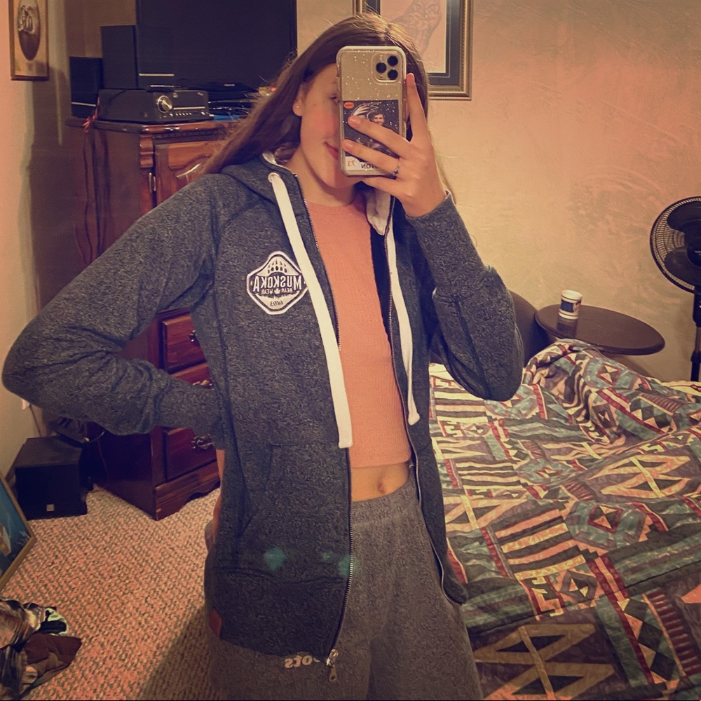 zip up MBW hoodie